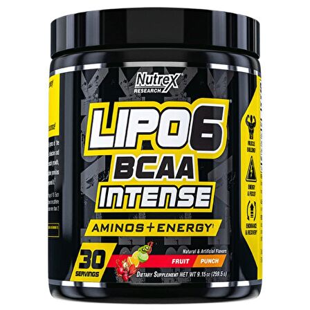 Nutrex Lipo-6 BCAA Intense 30 Servis