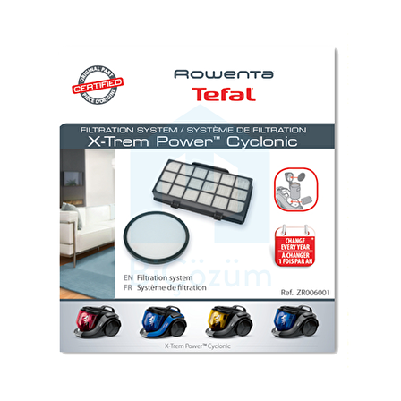 Rowenta X-Trem Power Hepa Filtre Bakım Kiti ZR006001