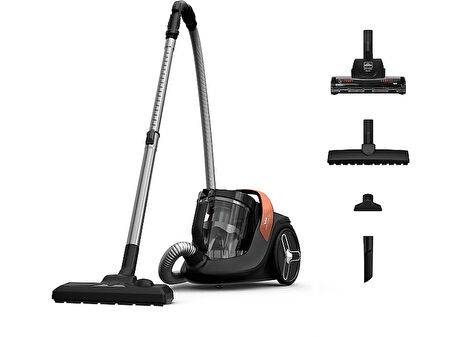 TEFAL TW7B70EA Toz Torbasız Kablolu Süpürge Siyah