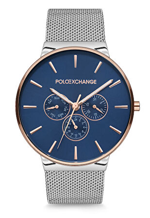 Polo Exchange PX0072-06 Hasır Çelik Erkek Kol Saati
