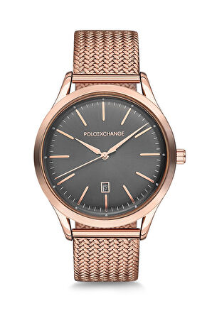 Polo Exchange PX0136-06 Hasır Çelik Erkek Kol Saati