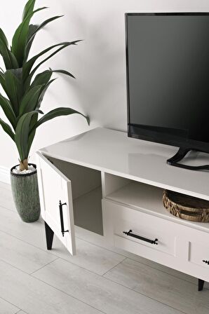 Çakıl MDF Modern Çekmeceli Tv Sehpası 160cm