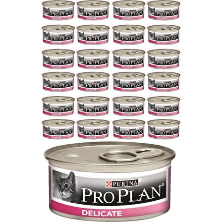 Proplan Delicate Hindili Kedi Konservesi 85 Gr 24 Adet