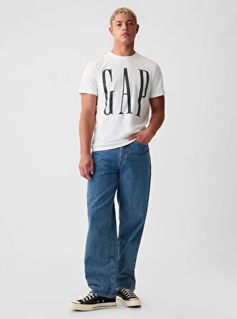 Gap V-Everyday Soft Corp Logo Tee 866774001 Kısa Kol Tişört Erkek T-Shirt