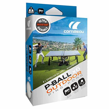 Cornilleau P-Ball Outdoor 6 lı Masa Tenisi Topu