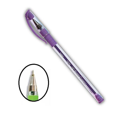 Tükenmez Kalem İğne Uçlu 4 Renk 1 Paket Faber Tükenmez Kalem