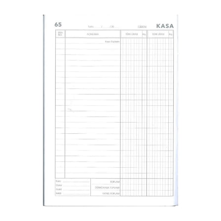 Kasa Defteri Bordo 17x24 320 Yaprak 1 Adet Artlantis Hesap Defteri 17*24 320 Yaprak 1 Adet