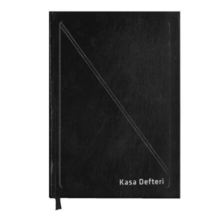 Kasa Defteri Siyah 20x28 160 Yaprak 1 Adet Artlantis Hesap Defteri 20*28 160 Yaprak 1 Adet