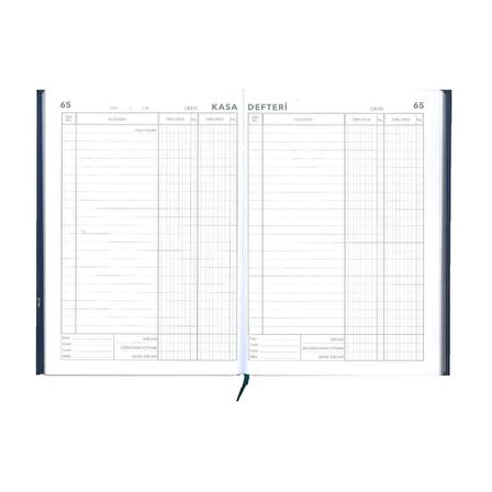 Kasa Defteri Lacivert 20x28 160 Yaprak 1 Adet Artlantis Hesap Defteri 20*28 160 Yaprak 1 Adet