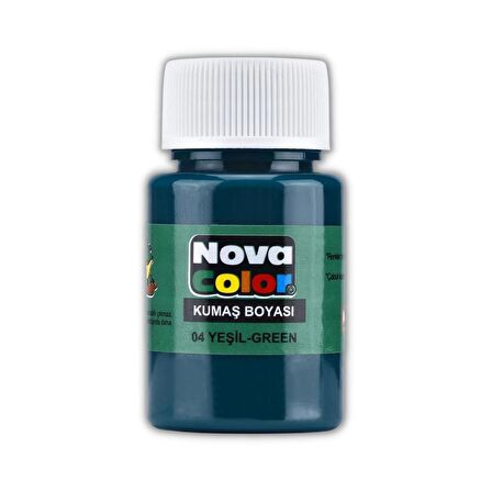 Kumaş Boyası Tişört Çanta Tekstil Boyası 30 ml 1 Adet Nova Color Kumaş Boyası 1 Adet