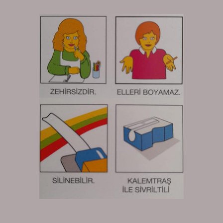 Tombul Mum Boya 12 Renk Metal Kutu 12 Renk Crayon 1 Adet Novacolor Altıgen Mum Boya Jumbo 12 Renk