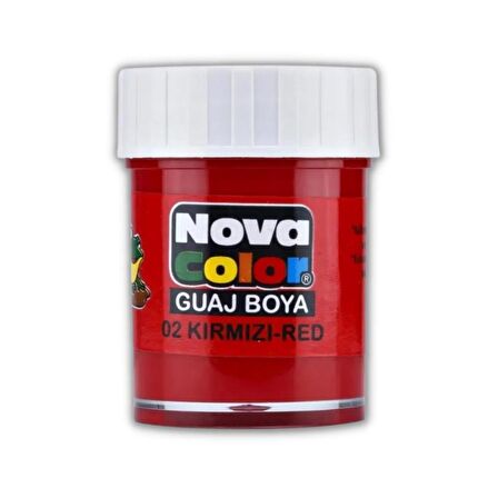 Guaj Boya 25 ml Tek Renk 1 Adet Nova Color Su Bazlı 25 ml Guaj Boya 1 Adet