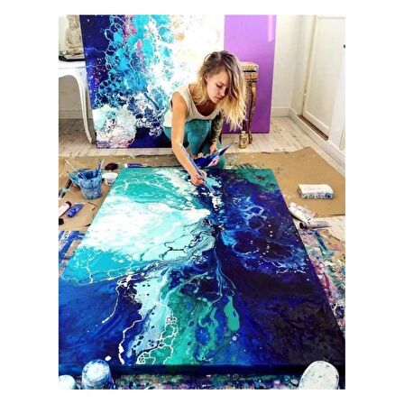 Dökme Medyumu Akrilik 70 ml 2 Adet Mona Lisa Pouring Medium Akrilik 70 Ml 2 Adet