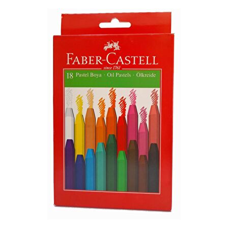 Pastel Boya 18 Renk Karton Kutu Faber Castell Pastell 18 Renk Pastel Boya