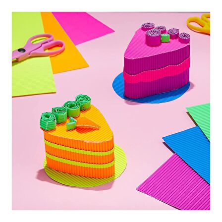 Turuncu Oluklu Mukavva 50x70 2 Adet Artlantis Oluklu Mukavva Turuncu Renkli 50*70 2 Adet