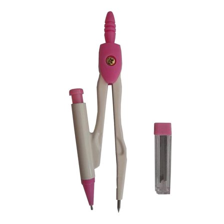 Metal Pergel 0,7 Uçlu Mekanik Pembe 1 Adet Artlantis Öğrenci Teknik Çizim Pergeli Pembe 1 Adet