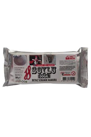 Seramik Hamuru 500 Gr Beyaz Kil Hamuru Soylu Seramik Beyaz Kil Hamuru 1 Adet
