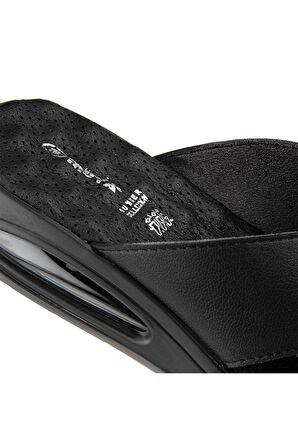 Muya 32234 Antares Çapraz Bant Siyah Kadın Terlik