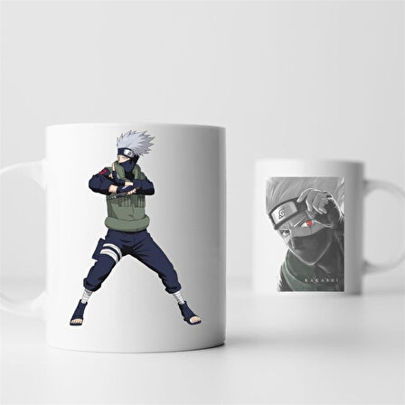 Anime Naruto Kakashi Hatake Action Tasarımlı Bardak