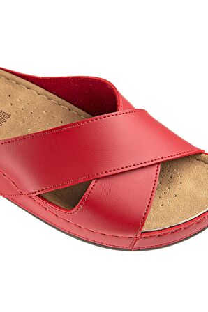 Muya Isla Anatomik Taban Jel Destekli Dört Mevsim Kadın Terlik