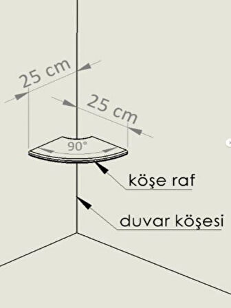 Yuvarlak Köşe Raf, Rafın Kesik Köşesi, Ahşap Yüzer Açık Kahverengi Rustik Raflar, Duvar Düzenleyici