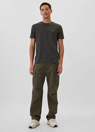Gap V-Frch Everyday Soft Micro Logo Crew 502022000 Kısa Kol Tişört Erkek T-Shirt
