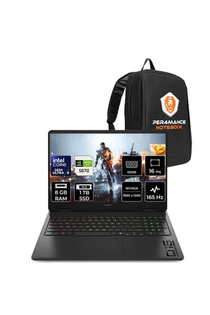 Omen Slim 16 Ultra 9 285H 8GB 1TB SSD RTX5070/8GB 16" WUXGA 165Hz 3 ms IPS FDOS Gaming Laptop