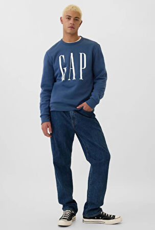 Gap V-Lw Dp Fleece Gap Logo 542214 Erkek Sweatshirt