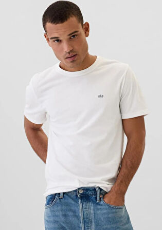 Gap V-Frch Everyday Soft Micro Logo Crew T-Shirt 502022 Kısa Kol Tişört Erkek T-Shirt