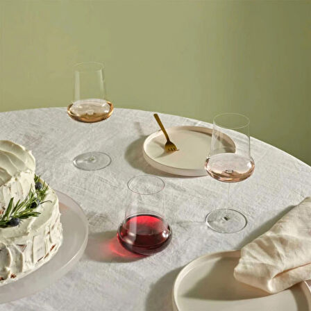 NUDE Ghost Zero 32261 Beyaz Şarap Kadehi 400 cc – Kurşunsuz Kristal Cam, Hediyelik Kutulu - 1 Adet