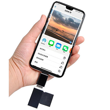 ALLY iPhone iPad Lightning Otg Adaptör Flash Klavye Aparat