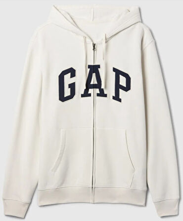 Gap V-Heritage Gap Logo Fz-Snl 674144 Erkek Kapüşonlu Fermuarlı Sweatshirt