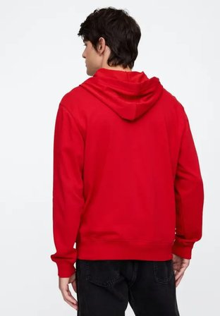 Gap V-Frch Ft Herıtage Logo Po Fz - 868454002 Erkek Kapüşonlu Fermuarlı Sweatshirt
