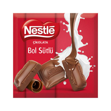 Nestle Kare Çikolata Sütlü-Beyaz-Bitter 18 li Karma Paket