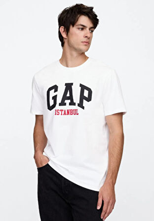 Gap V-Frch Gap İstanbul - 745261000 Kısa Kol Tişört Erkek T-Shirt