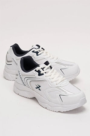 Unisex Su İtici Spor Ayakkabı BEYAZ - LACİVERT