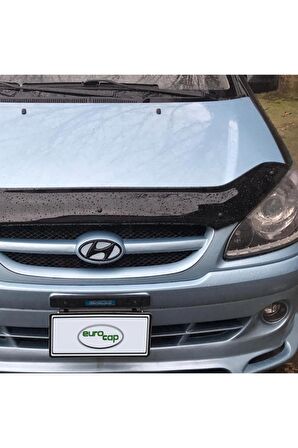 Hyundai Getz Ön Kaput Koruma Rüzgarlığı 3mm Akrilik (abs) Parlak Siyah Deflektör 2006-2011