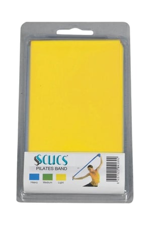 Delux Serisi Antrenman Egzersiz Alet SCX-1060 Tekli Pilates Bandı Hafif Sarı Fitform