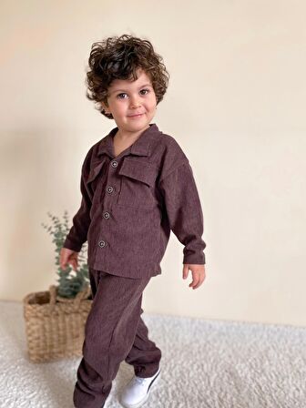 Fitilli Unisex İkili Ceketli Takım