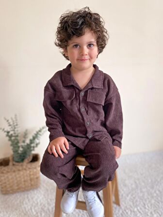 Fitilli Unisex İkili Ceketli Takım