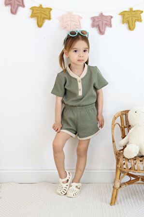 Çift Renkli Waffle Takım