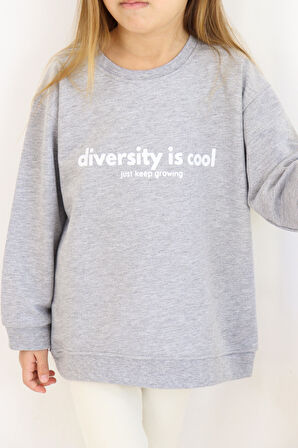 Diversity Baskılı Unisex Sweatshirt