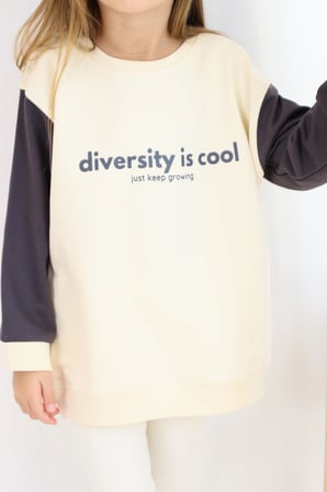 Diversity Baskılı Unisex Sweatshirt