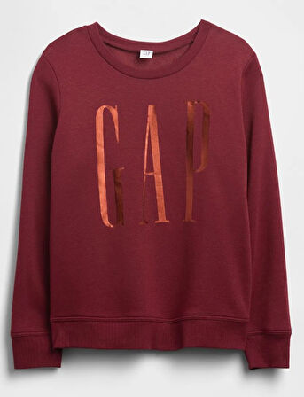 Gap Doorbuster Logo Sweatshirt 800444 Bisiklet Yaka Fleece Sweatshirt Kadın Sweatshirt