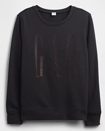 Gap Doorbuster Logo Sweatshirt 800444 Bisiklet Yaka Fleece Sweatshirt Kadın Sweatshirt