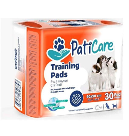 Paticare Köpek Eğitim ve Çiş Pedi 30 Lu 4*30(4 adet)