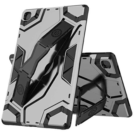 Galaxy Tab A7 10.4 T500 2020 Kılıf Defens Standlı Ultra Koruma Armor Zırh Silikon