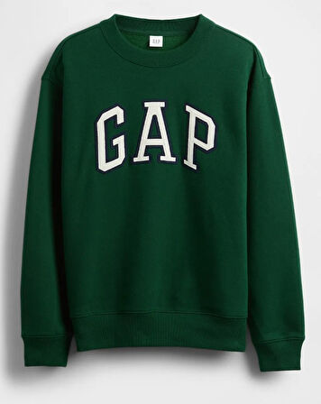 Gap  V-Frch Heritage Crew Gap Logo 823720 Bisiklet Yaka Fleece Sweatshirt Kadın Sweatshirt