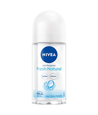 82809 NIVEA FRESH NATURAL ROLL-ON  3 ADET