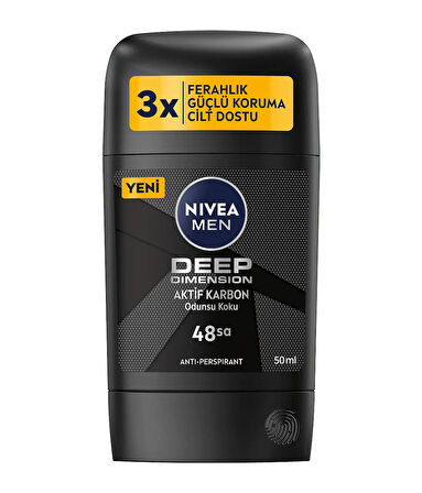 83182 NIVEA MEN DEEP DIMENSION STICK  3 ADET